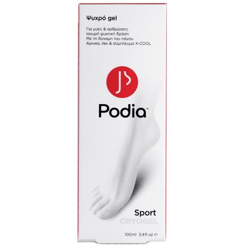 Podia Sport Cryogel Freezing Gel Πρωτοποριακό Ψυχρό Gel για Μυαλγίες & Πόνους Αρθρώσεων Από Έντονη Σωματική Άσκηση 100ml